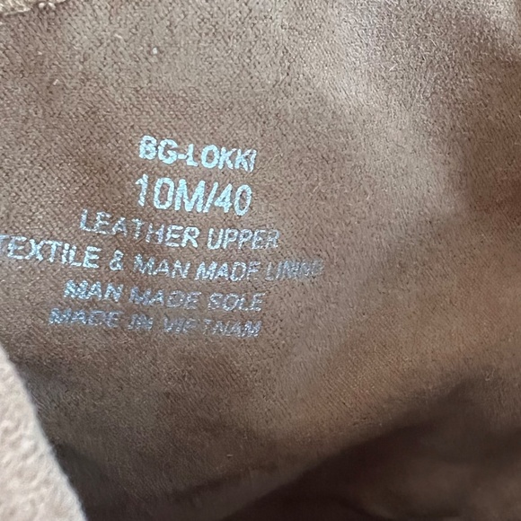 Like New BCBGeneration Block Heel Bootie, Size 10 Sundalwood Suede - Picture 9 of 10